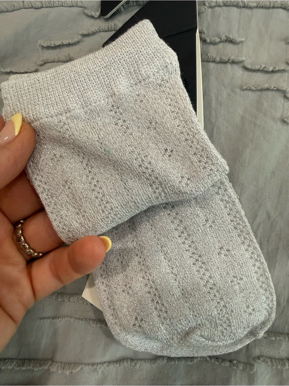 GAP Light Gray Women's Crew Socks